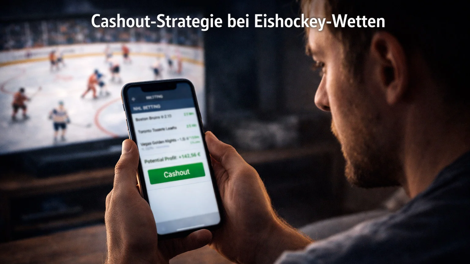 Cashout Eishockey Wetten Strategie Entscheidung
