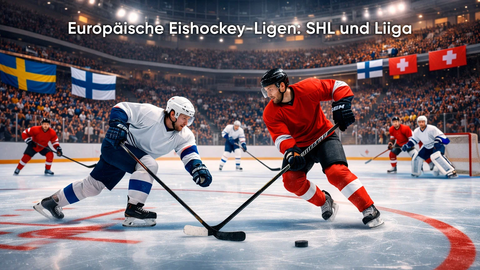 Europäische Eishockey-Ligen SHL Liiga National League Wetten